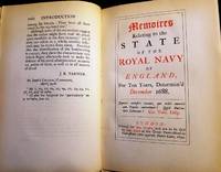 PEPYS' MEMOIRES OF THE ROYAL NAVY 1679-1688
