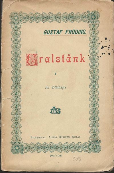 Gralstänk. Ett dikthefte