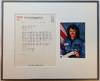 Framed Typed Letter Signed on NASA letterhead about the "Challenger" mission