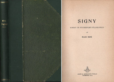 SIGNY. Roman ur Stockholms sällskapslif.
