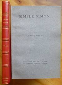 SIMPLE SIMON by Kipling, Rudyard - 1910