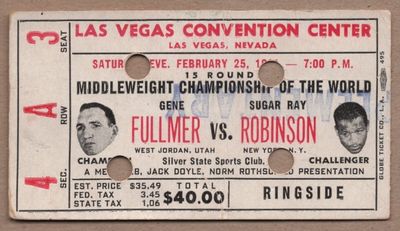 Two World Middleweight Boxing...