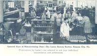 General View of Manufacturing Plant, The Luzier Beauty Service, Kansas City, Mo Postcard