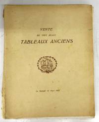 image of Vente aux Enchères Publiques d'une Importante Collection de Tableaux Anciens Sculptues en Bois et en Ivoire Tapisseries de Bruxelles appartenant à plusieurs amateurs