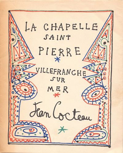 La Chapelle Saint Pierre Villefranche sur Mer with Two Drawings Signed Twice