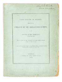 Early History of Georgia, Embracing the Embassy of Sir Alexander Cuming to the Country of the Cherokees, in the Year 1730 by DRAKE, SAMUEL G - 1872