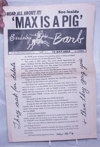 Berkeley Barb: vol. 9, #2 (#204) July 11, 1969: Read All About It! Max is a Pig