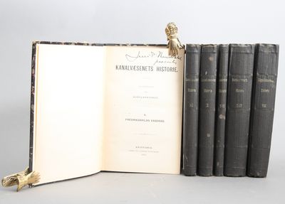 Kanalvæsenets historie. Bind 1-9. Udarbeidet ved…