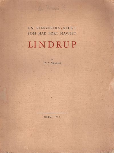 En Ringeriks-slekt som har ført navnet Lindrup.