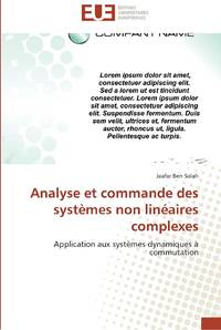 Analyse et commande des systèmes non linéaires complexes
