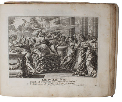 Peplus virtutum romanarum in Aenea Virgiliano ejusque rebus fortiter gestis: ad majorem antiquitatis et rerum lucem, communi juventutis sacratae bono, aere renitens (Aeneid) - [RARE ILLUSTRATED AENEID] (photo 2)