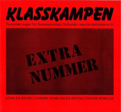 Klasskampen. Extranummer. Teoretiskt organ för…