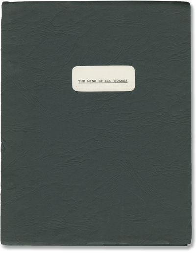 The Mind of Mr. Soames (Original screenplay for the 1970 film)