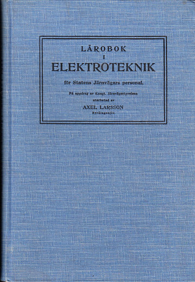Lärobok i elektroteknik för Statens järnvägars…
