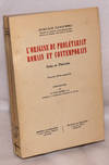 L' origine du proletariat romain et contemporain; faits et theories; nouvelle edition augmentee. Introduction par C. Van Gestel