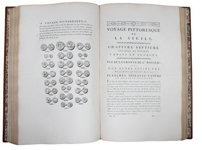 Voyage pittoresque ou Description des Royaumes de Naples et de Sicile. 4 Vols in 5. - ["UNPARALLELED AMONG THE SUMPTUOUS VOYAGE PITTORESQUE PUBLICATIONS"] (photo 5)