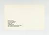 Exhibition postcard: steps (22 September-13 October 1972)