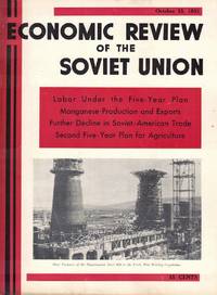 Economic Review of the Soviet Union Volume VI, Number 20 October 15, 1931