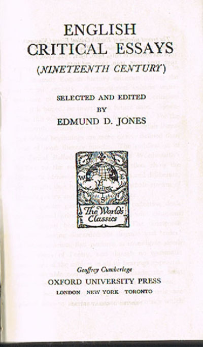 Nineteenth century essays