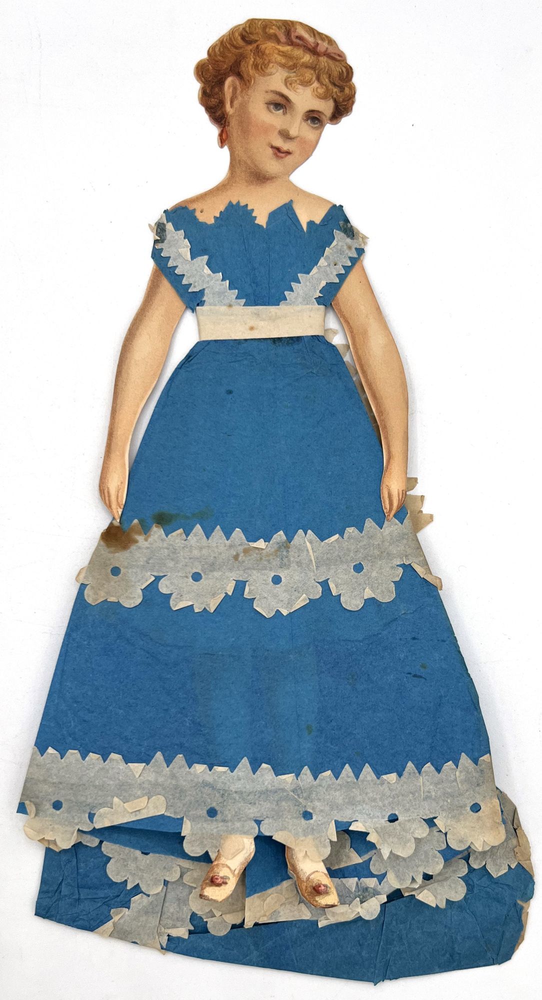 McLoughlin Bros. Dolls With Tissue Dresses - Serie