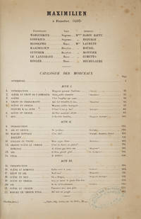 Maximilien. [Piano-vocal score]