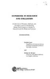 Handbook in Research and Evaluation