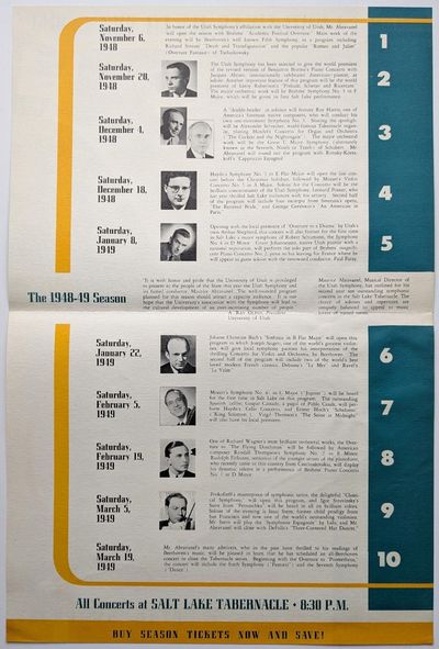 The University of Utah presents The...; (photo 1)