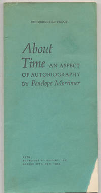 cover of About Time: An Aspect of Autobiography