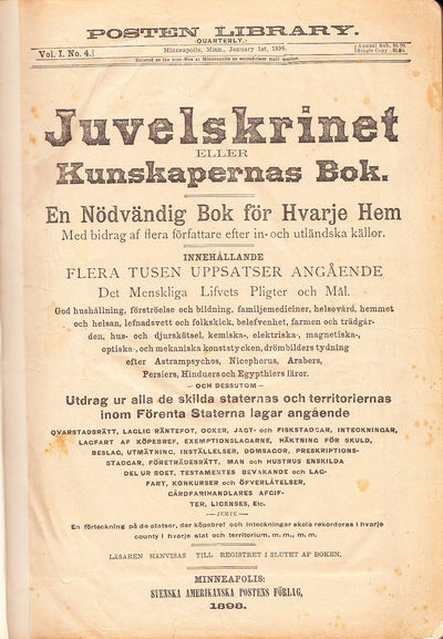 Juvelskrinet eller Kunskapernas bok. En nödvändig…