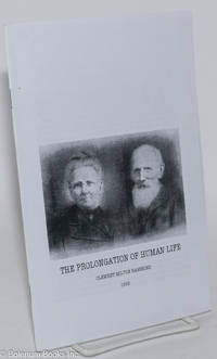 cover of The Prolongation of Human Life