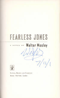 cover of Fearless Jones. Signed and dated at publication.