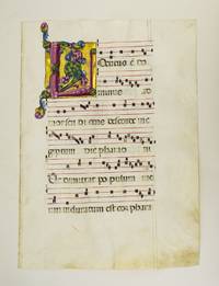 FROM AN EXTREMELY LARGE ANTIPHONER IN LATIN