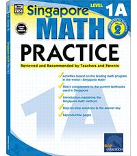 Singapore Math Practice Workbook&acirc;Level 1A, Grade 2 Math Book, Adding and...