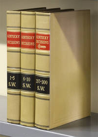 Kentucky Decisions (SW 1st). Vols. 1-300, in 61 books (1886-1928)