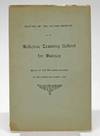 HISTORY Of The ESTABLISHMENT Of The BELLEVUE TRAINING SCHOOL For NURSES.; Read at the Waldorf-Astoria on the Evening of March 6, 1899