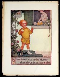 PRINT - "She mixes cakes in the pantry and sings just like a bird" - from Other Rhymes for Little Readers