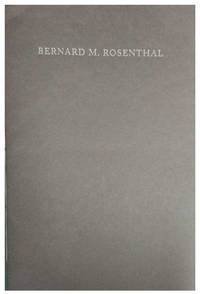 Ian Jackson: Bernard M. Rosenthal, 5 May 1920 - 14 January 2017: A Biographical and Bibliographical Account by Ian Jackson in the Style of Pierre Bayle (1646-1706)