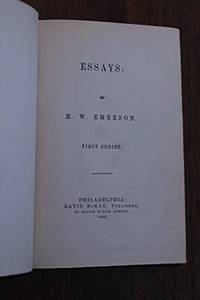 Essays by Ralph Waldo Emerson - 1889