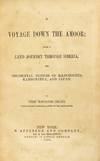 View Image 2 of 3 for A voyage down the Amoor: with a land journey through Siberia, and incidental notices of Manchooria, ... Inventory #69027