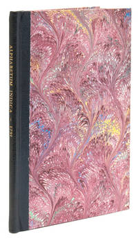 Alphabeta Indica, id est Granthamicum seu Samscrdamico-Malabaricum Indostanum sive Vanarense Nagaricum vulgare et Talinganicum