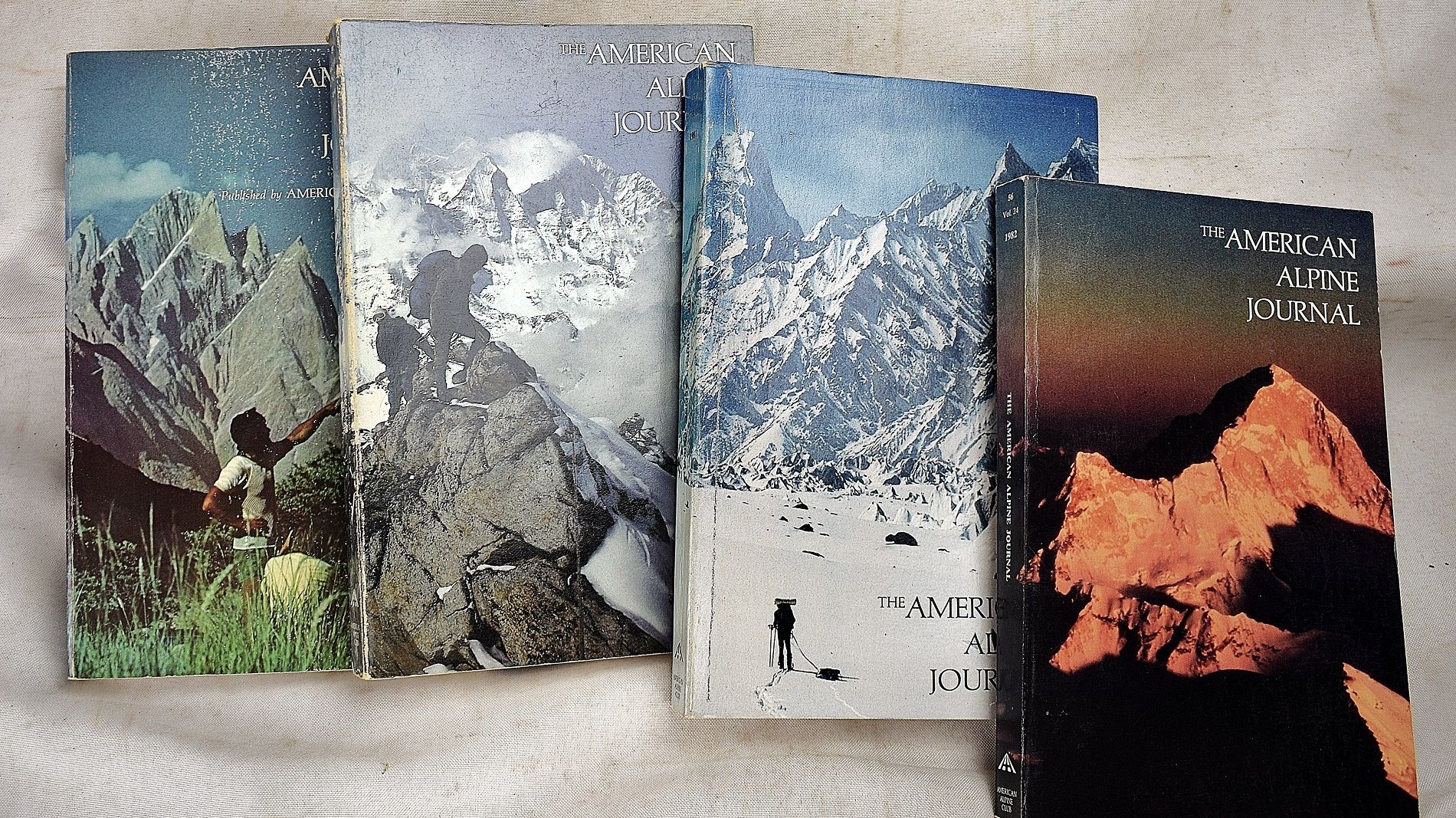 The American Alpine Journal. (25 volume set, 1960-1987, with
