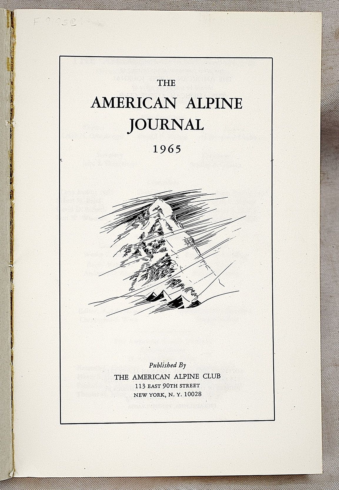 The American Alpine Journal. (25 volume set, 1960-1987, with