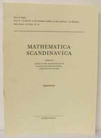 Mathematica Scandinavica. Note on 