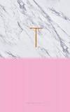 T - Marble Journal Pink 5 x 8: Office Notebook