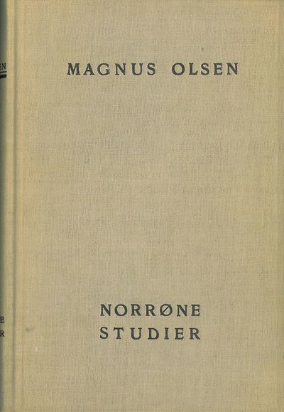 Norrøne studier.