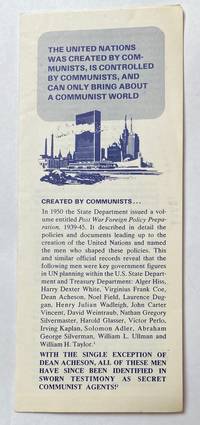 image of The United Nations was created by communists, is controlled by communists, and can only bring about a communist world