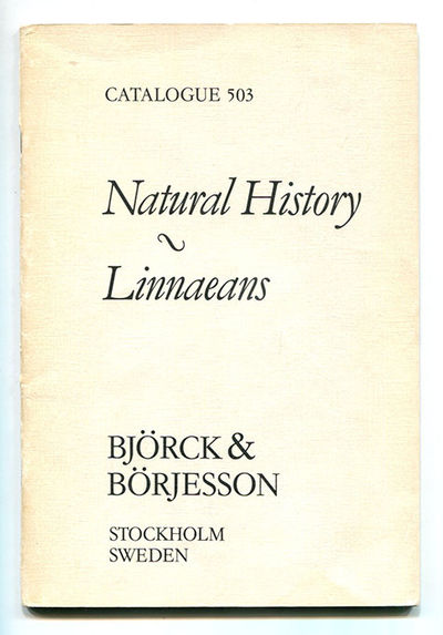 Björck & Börjesson. Catalogue 503. Natural…