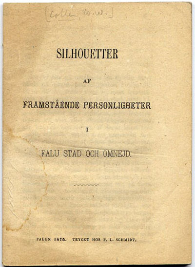 Silhouetter af framstående personligheter i Falu…