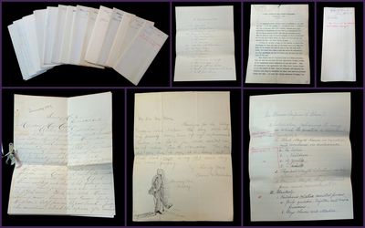 An Address before the Emma Willard Association and a collection of School work by Helen Harrison Hadley (nee Morris) from her time at Vassar College