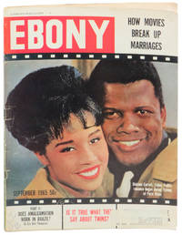 Ebony Magazine September, 1965 Diahann Carroll Sidney Poitier Cover